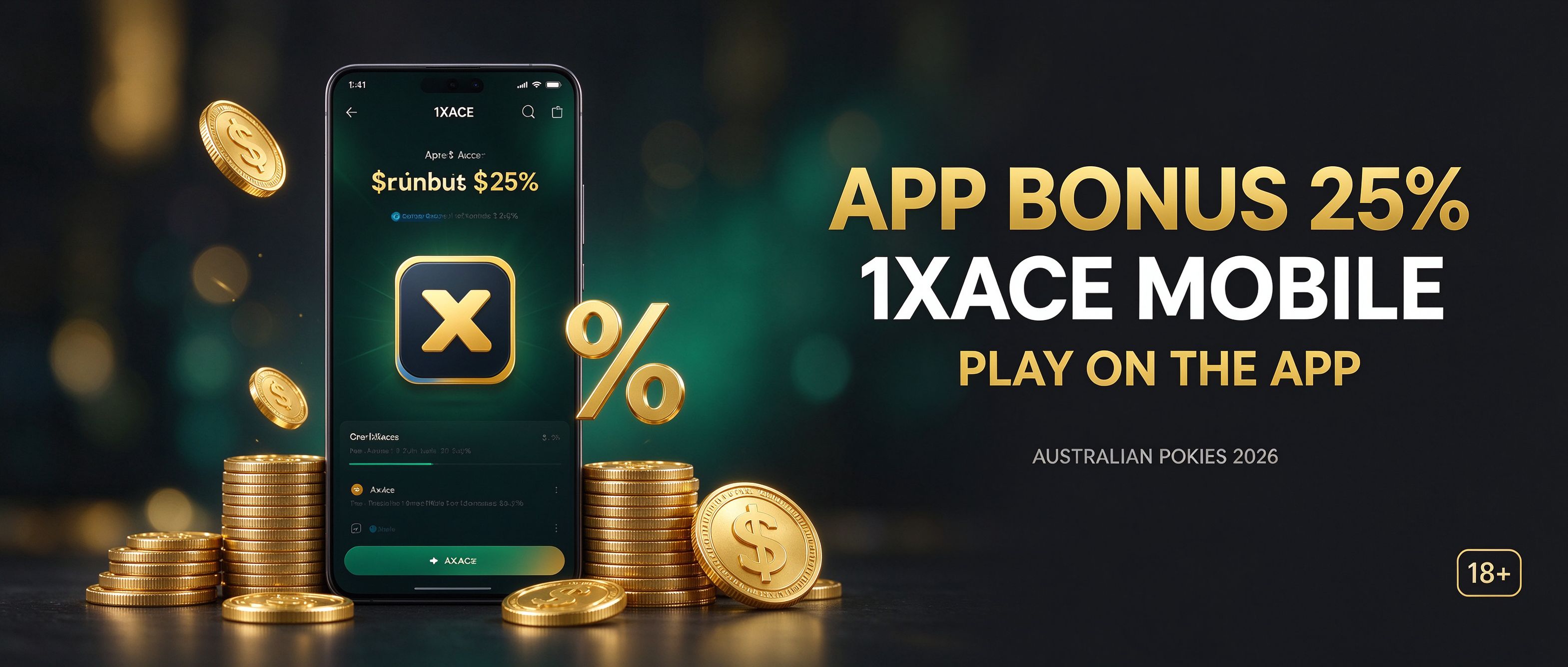 1XACE app bonus 25 percent, play pokies on the mobile app