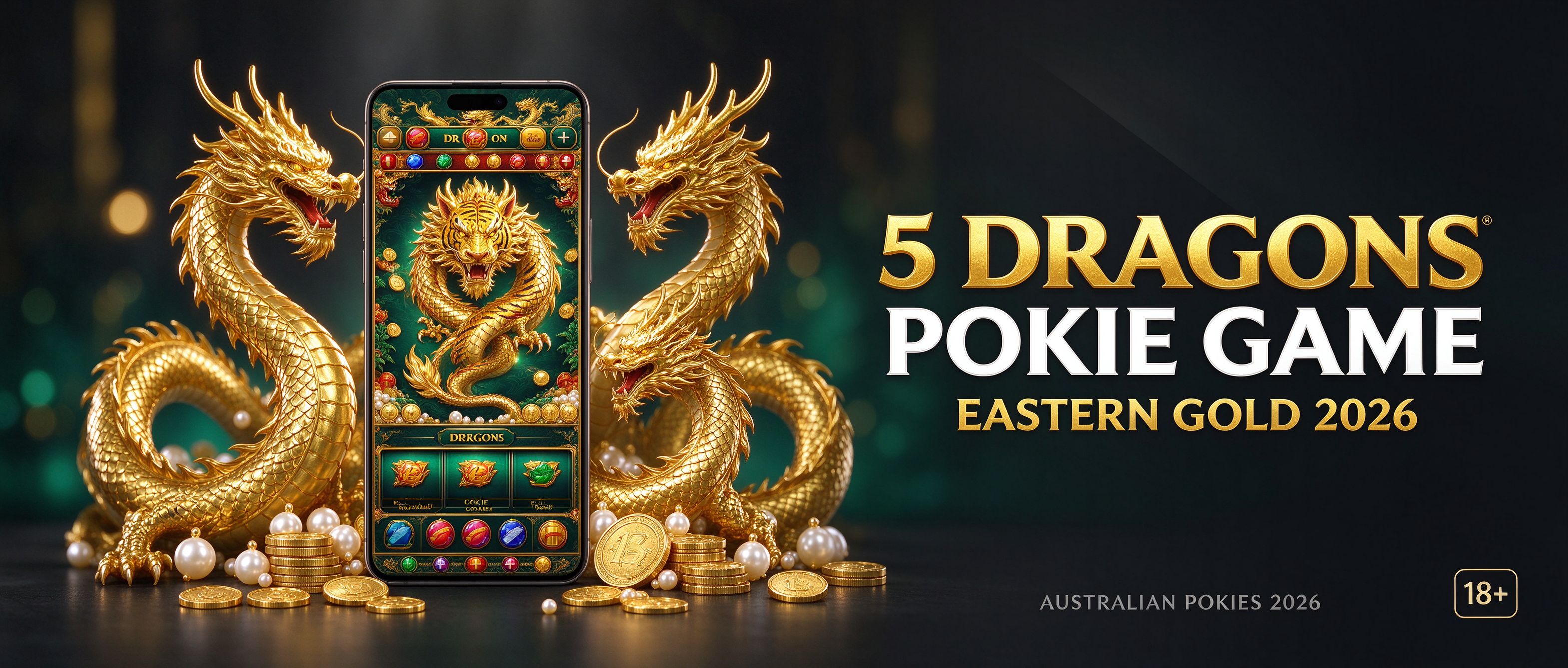 5 Dragons pokie game, eastern gold for Australian players 2026