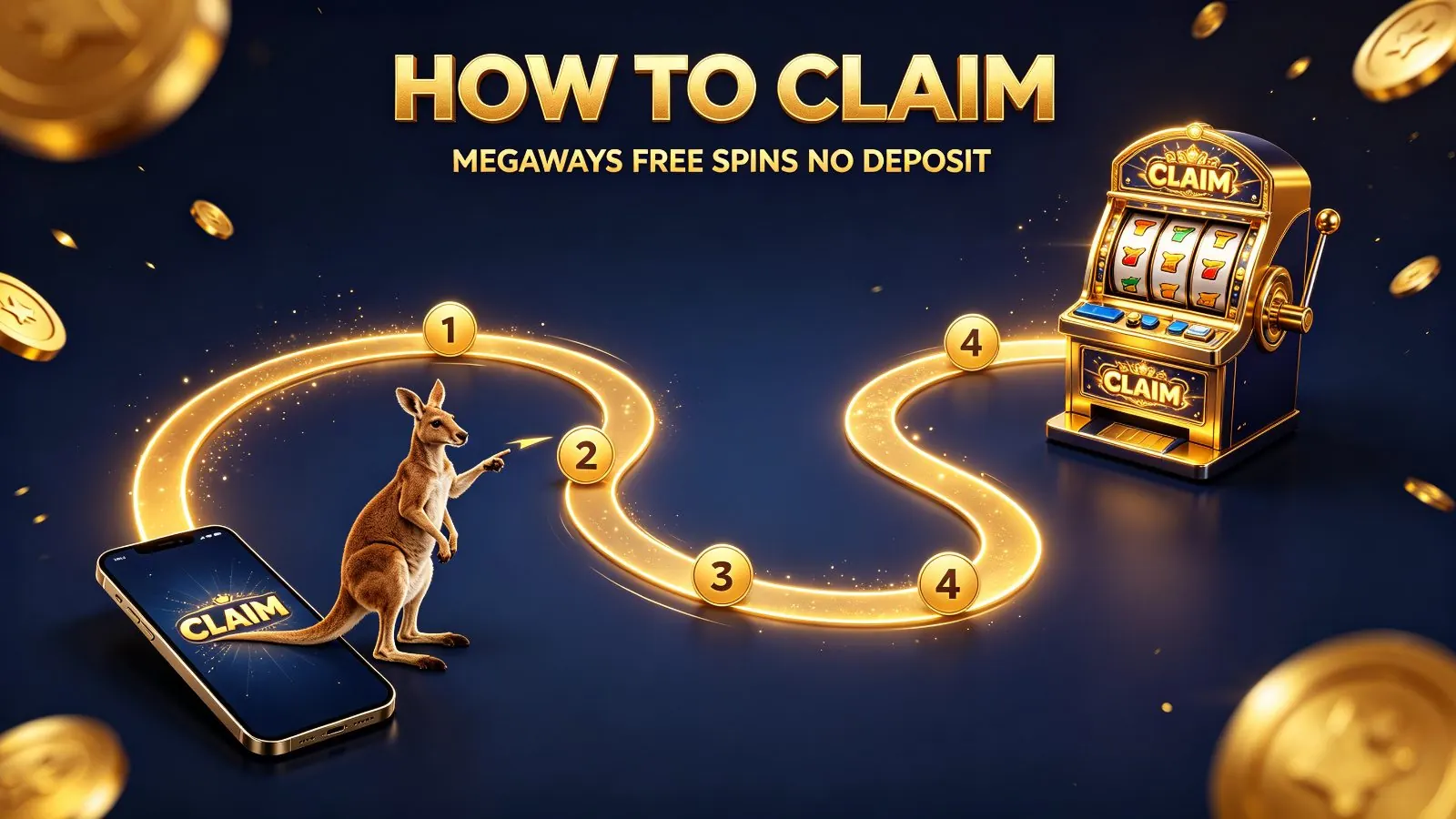 Claim Megaways free spins step by step