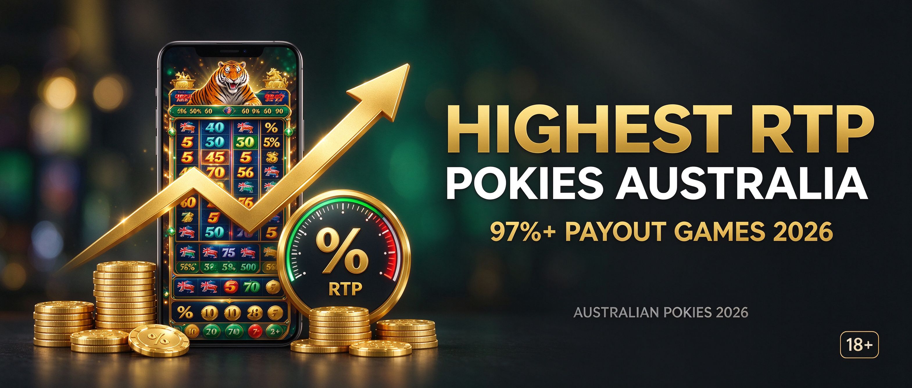 Highest RTP pokies Australia, 97 percent plus payout games 2026