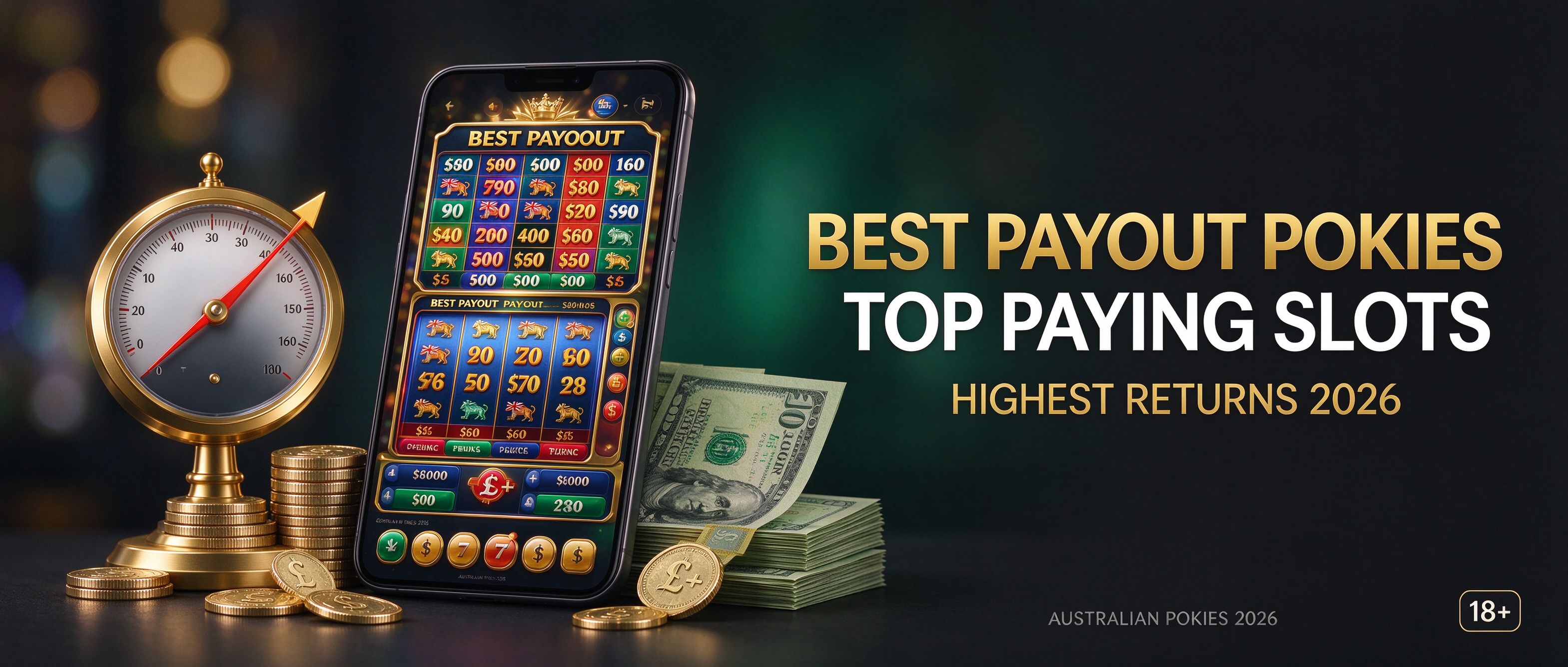 Best payout pokies, top paying slots with highest returns 2026