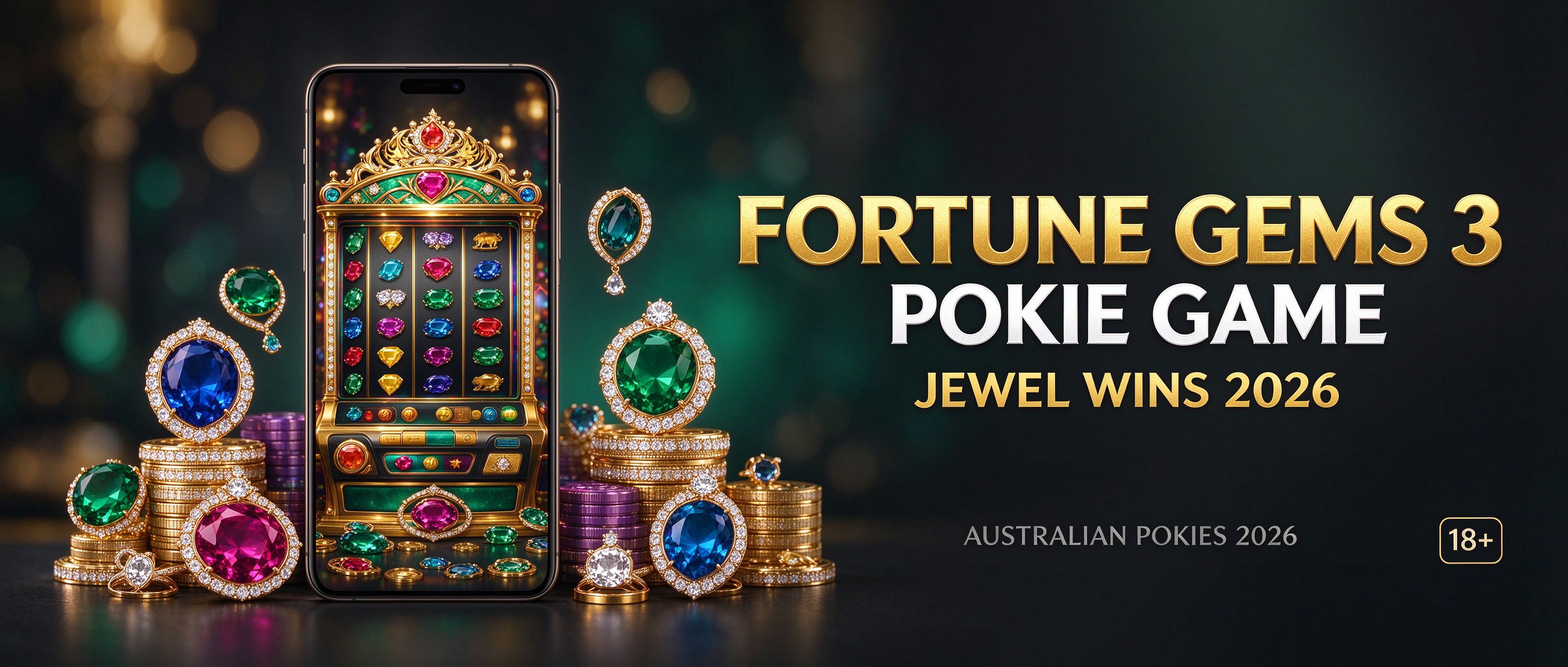Fortune Gems 3 pokie game, jewel wins for Australian players 2026