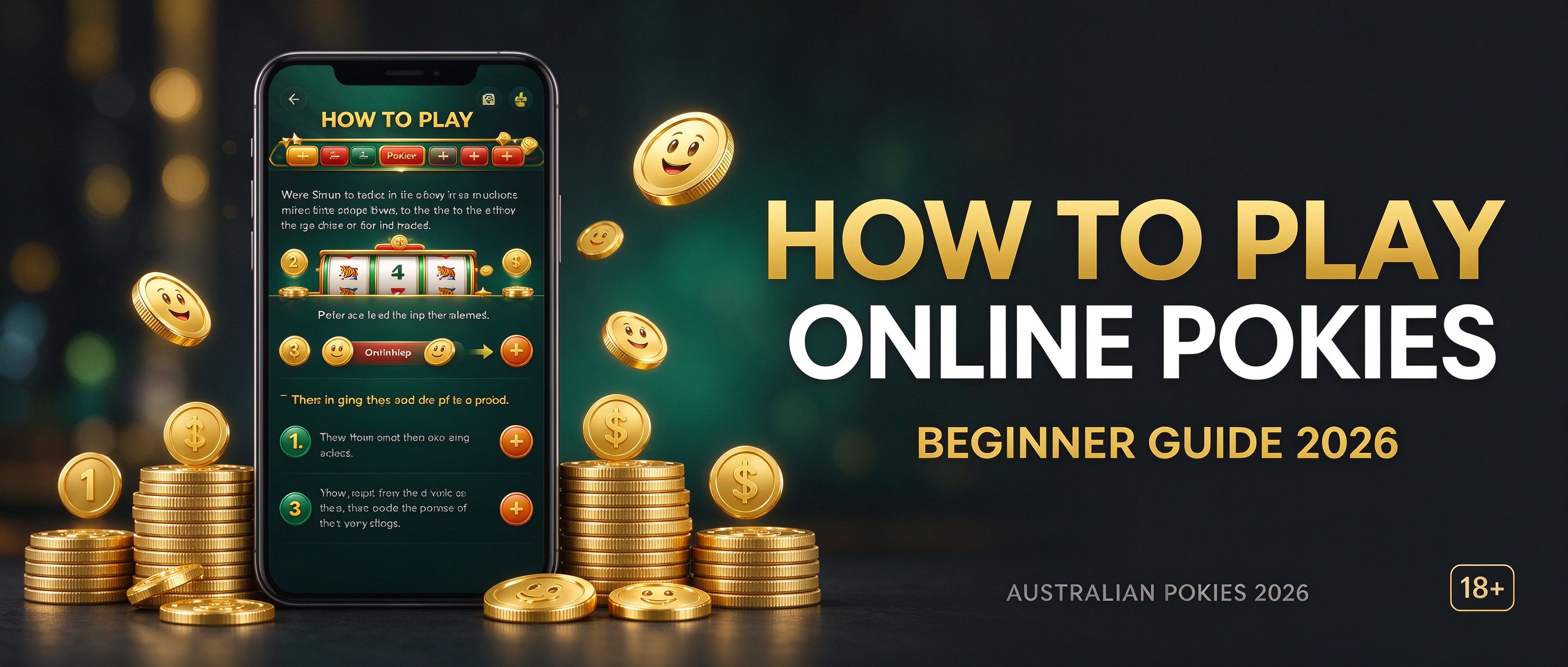 How to play online pokies beginner guide for Australia 2026