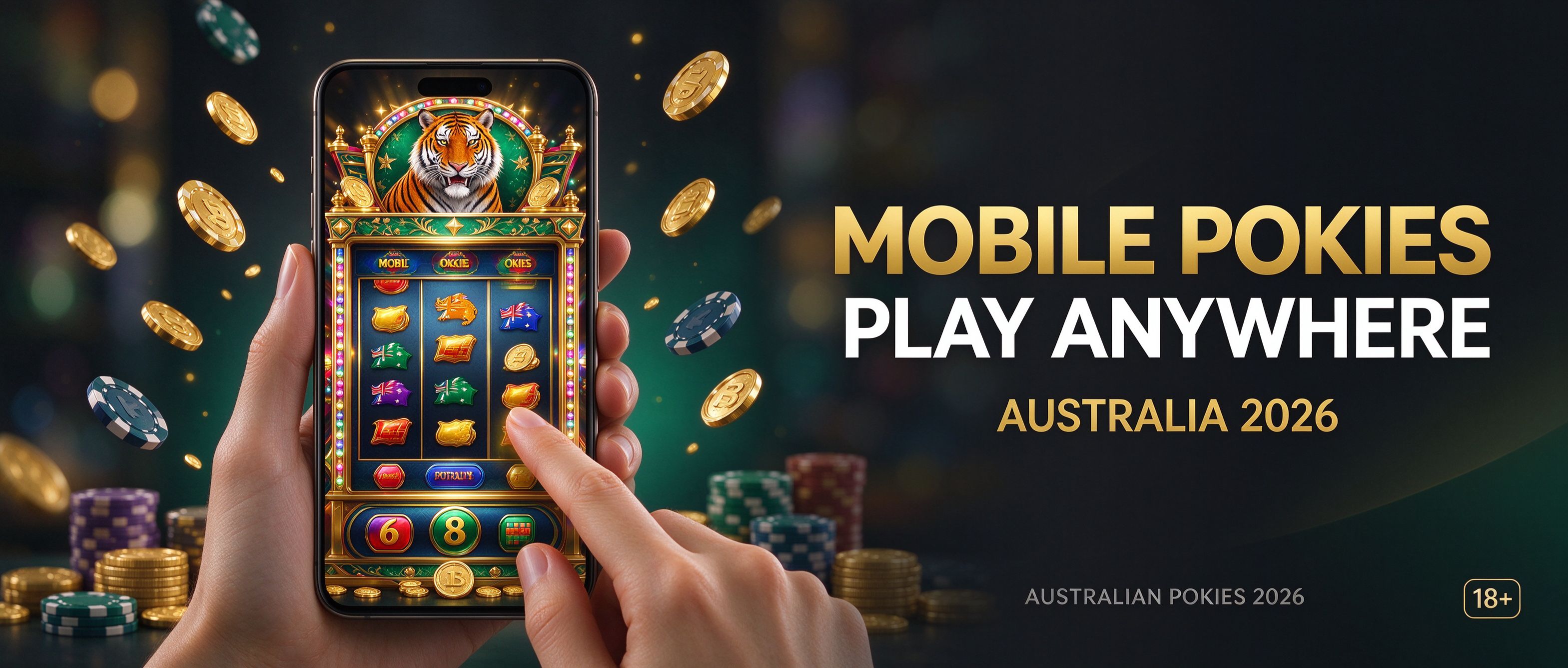 Mobile pokies Australia, play anywhere on your phone in 2026