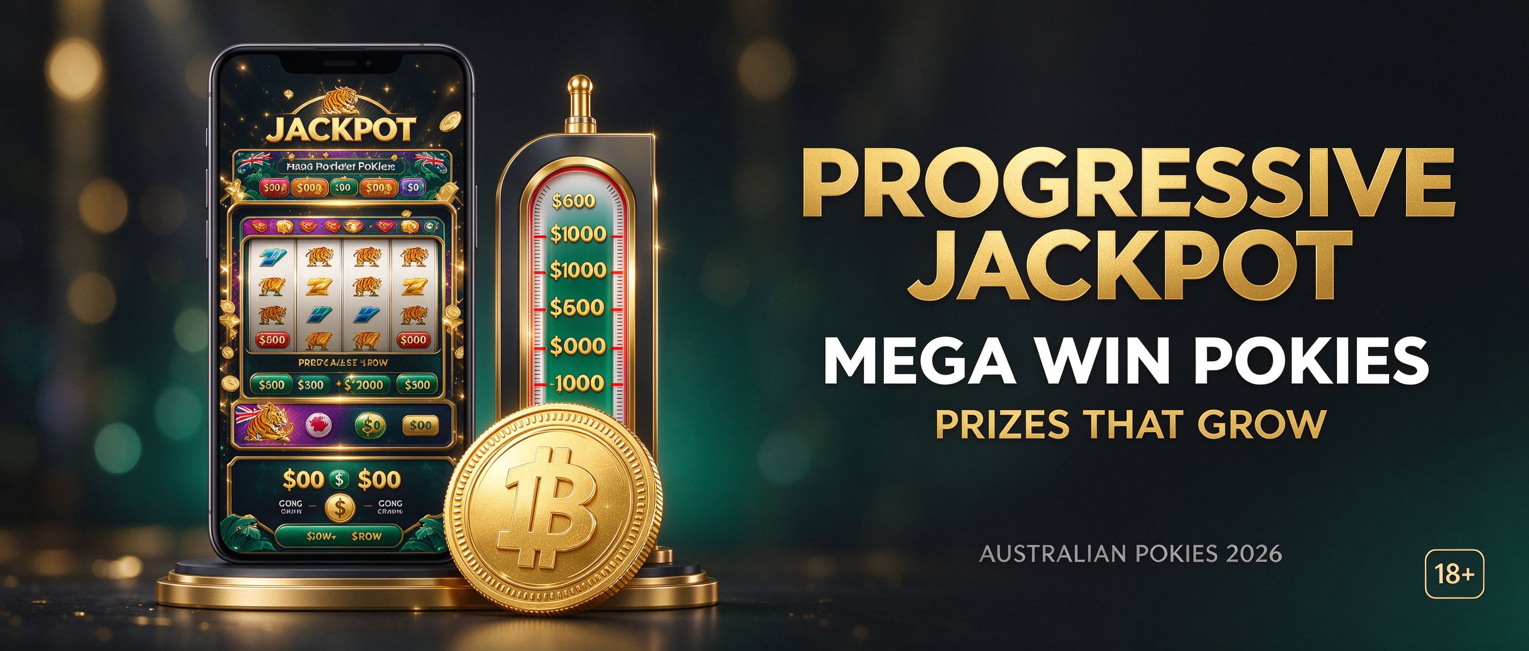 Progressive jackpot mega win pokies with prizes that grow