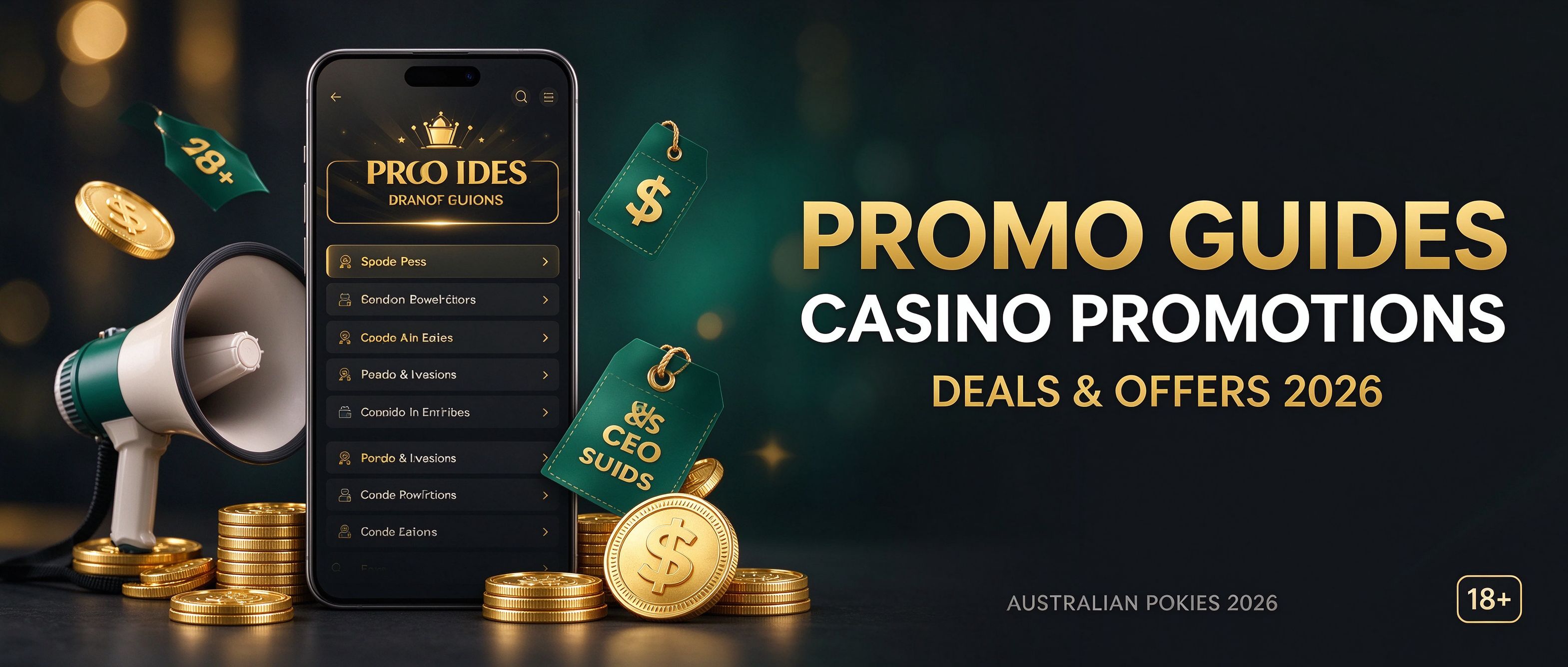 Promo guides category, casino promotions deals and offers 2026