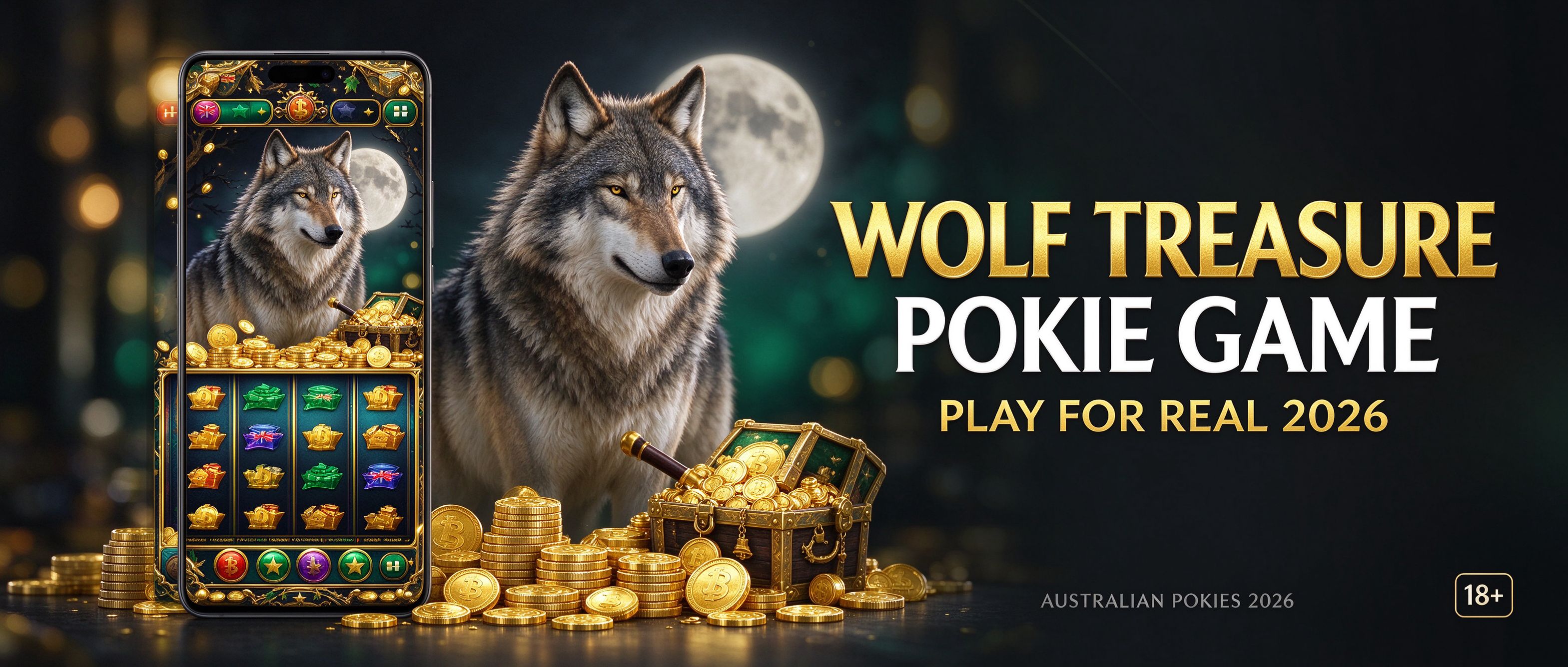 Wolf Treasure Pokies Australia