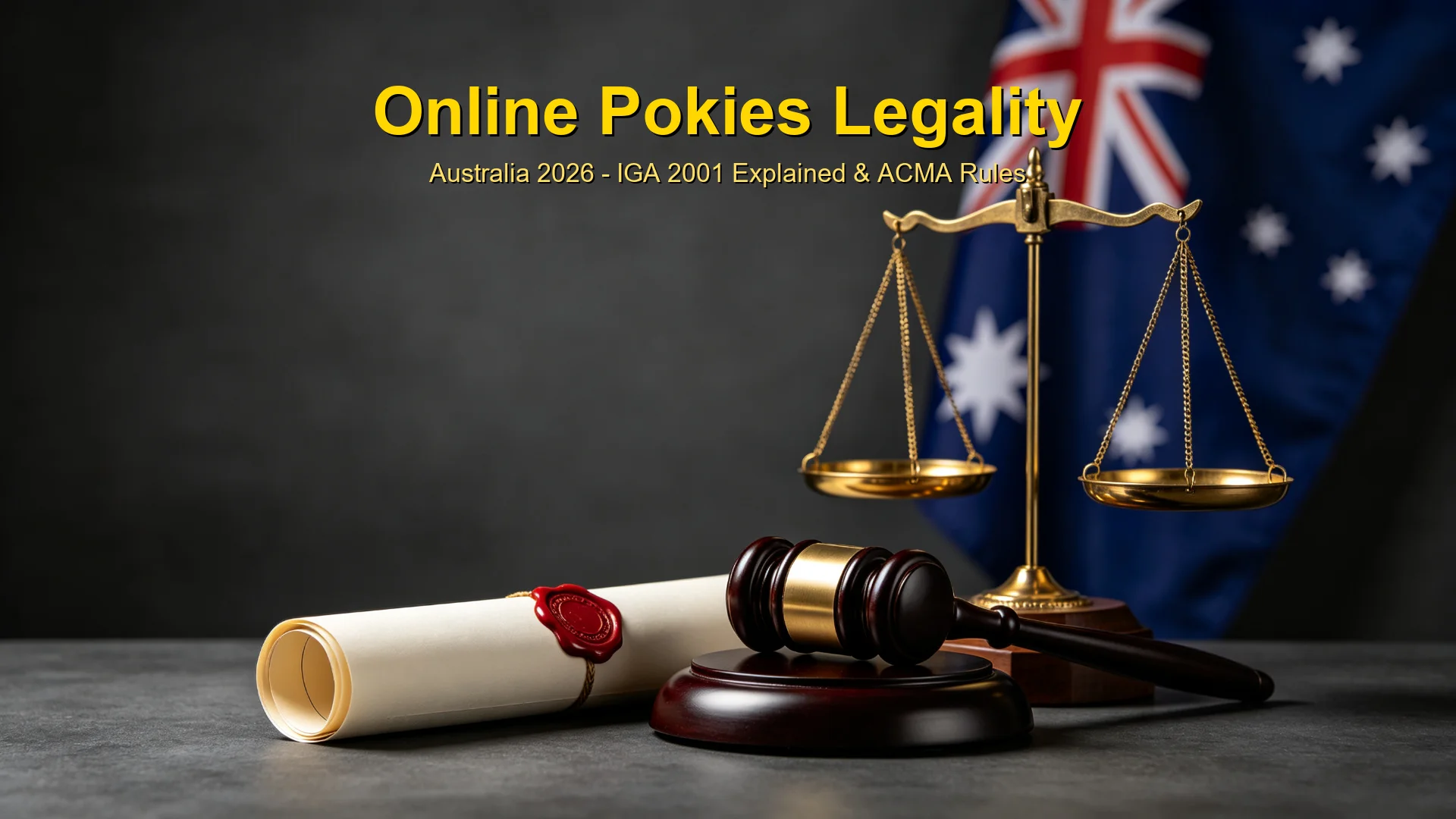 Are online pokies legal in Australia