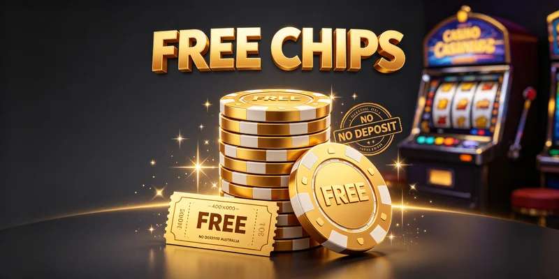 Free chips Australia 2026 - no-deposit chip packs for online pokies