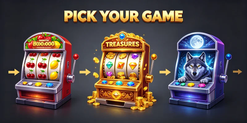 Pick your pokie game - choose the right game for no deposit bonus wagering